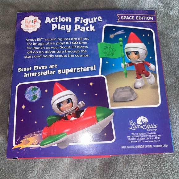The Elf on The Shelf Space Edition Action Figure Play Set Christmas Holiday - Picture 3 of 4